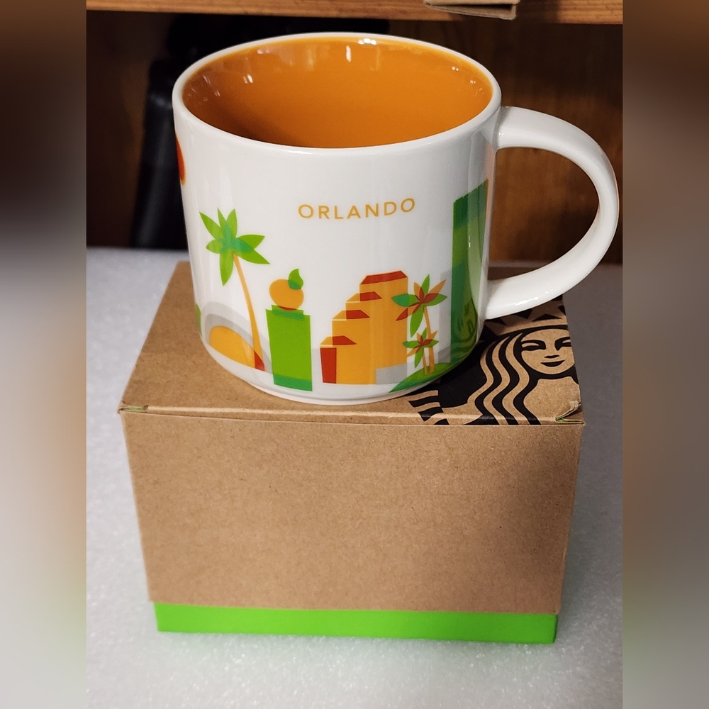 New! Starbucks Orlando Mug with Box